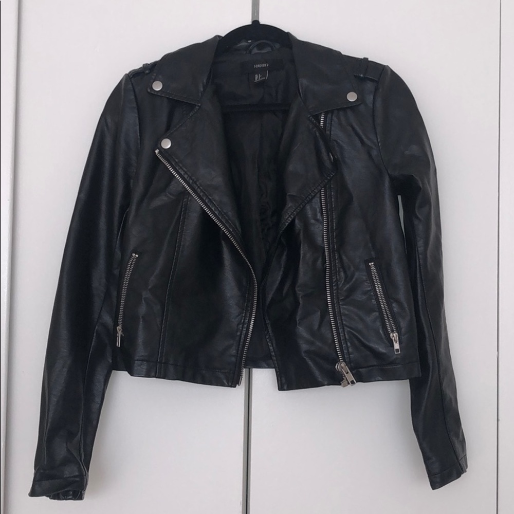 Women’s Black Leather Jacket